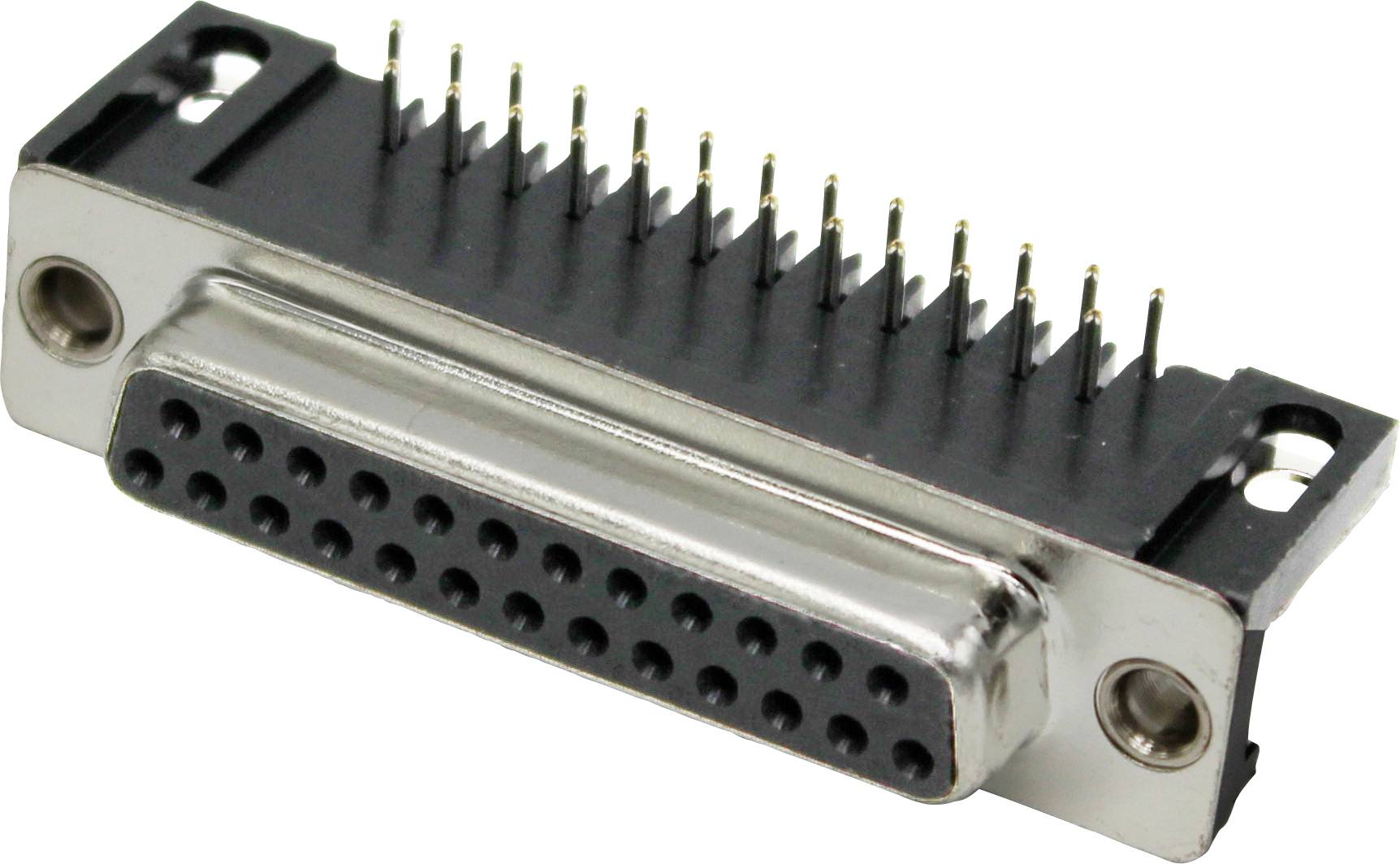 MH Connectors MHDD9F-N-B-M-RBM D-SUB Steckverbinder 90 ° Polzahl: 9 Print 1 St.