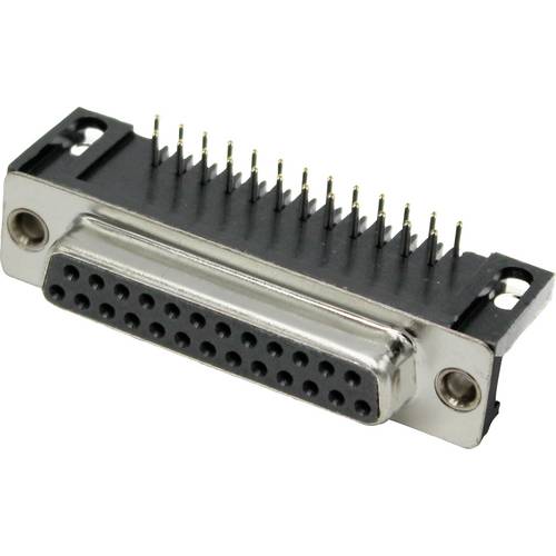 MH Connectors MHDD9F-N-B-M-RBM D-SUB Steckverbinder 90 ° Polzahl: 9 Print 1 St.