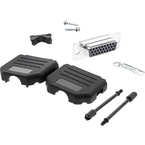 MH Connectors MHDPPK15HD26FS-K D-SUB Buchsenleisten-Set 180 ° Polzahl: 15 Lötkelch 1 St.