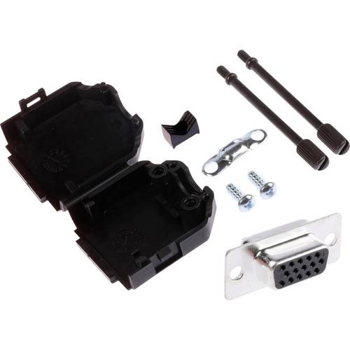 MH Connectors MHDPPK9HD15FS-K D-SUB Buchsenleisten-Set 180 ° Polzahl: 9 Lötkelch 1 St.