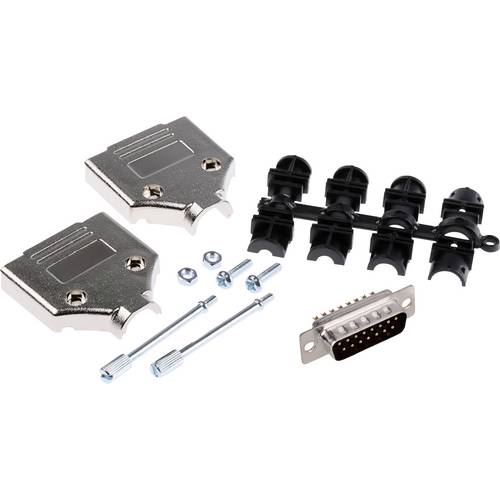 MH Connectors MHDTPK15-DM15P-K D-SUB Stiftleisten-Set 180 ° Polzahl: 15 Lötkelch 1 St.