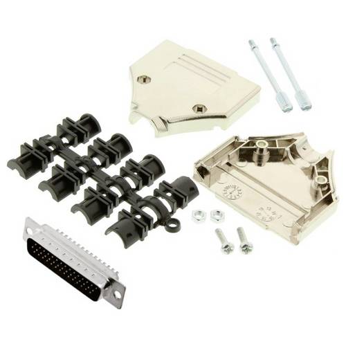 MH Connectors MHDTPK25HD44MS-K D-SUB Stiftleisten-Set 180 ° Polzahl: 25 Lötkelch 1 St.