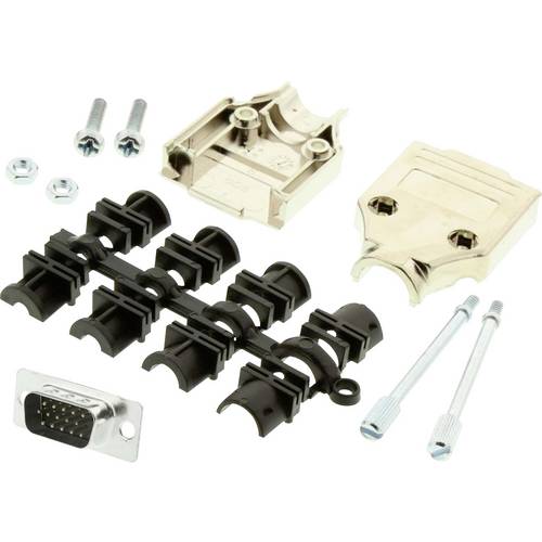 Thumbnail - MH Connectors MHDTPK9HD15MS-K D-SUB Stiftleisten-Set 180 ° Polzahl: 9 Lötkelch 1 St.