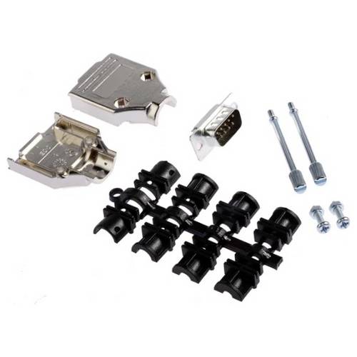 MH Connectors MHDTPK9-DB9P-K D-SUB Stiftleisten-Set 180 ° Polzahl: 9 Lötkelch 1 St.