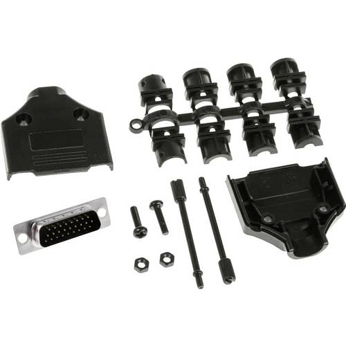 MH Connectors MHDTPPK15HD26MSK D-SUB Stiftleisten-Set 180 ° Polzahl: 15 Lötkelch 1 St.