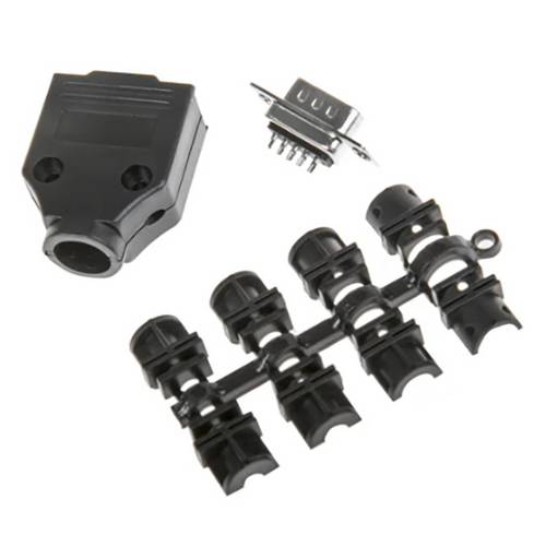 MH Connectors MHDTPPK9-DB9P-K D-SUB Stiftleisten-Set 180 ° Polzahl: 9 Lötkelch 1 St.