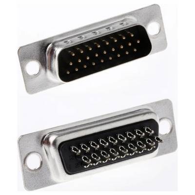 MH Connectors MHHDS26-M-N-B-S D-SUB Steckverbinder 180 ° Polzahl: 26 Print 1 St.-0