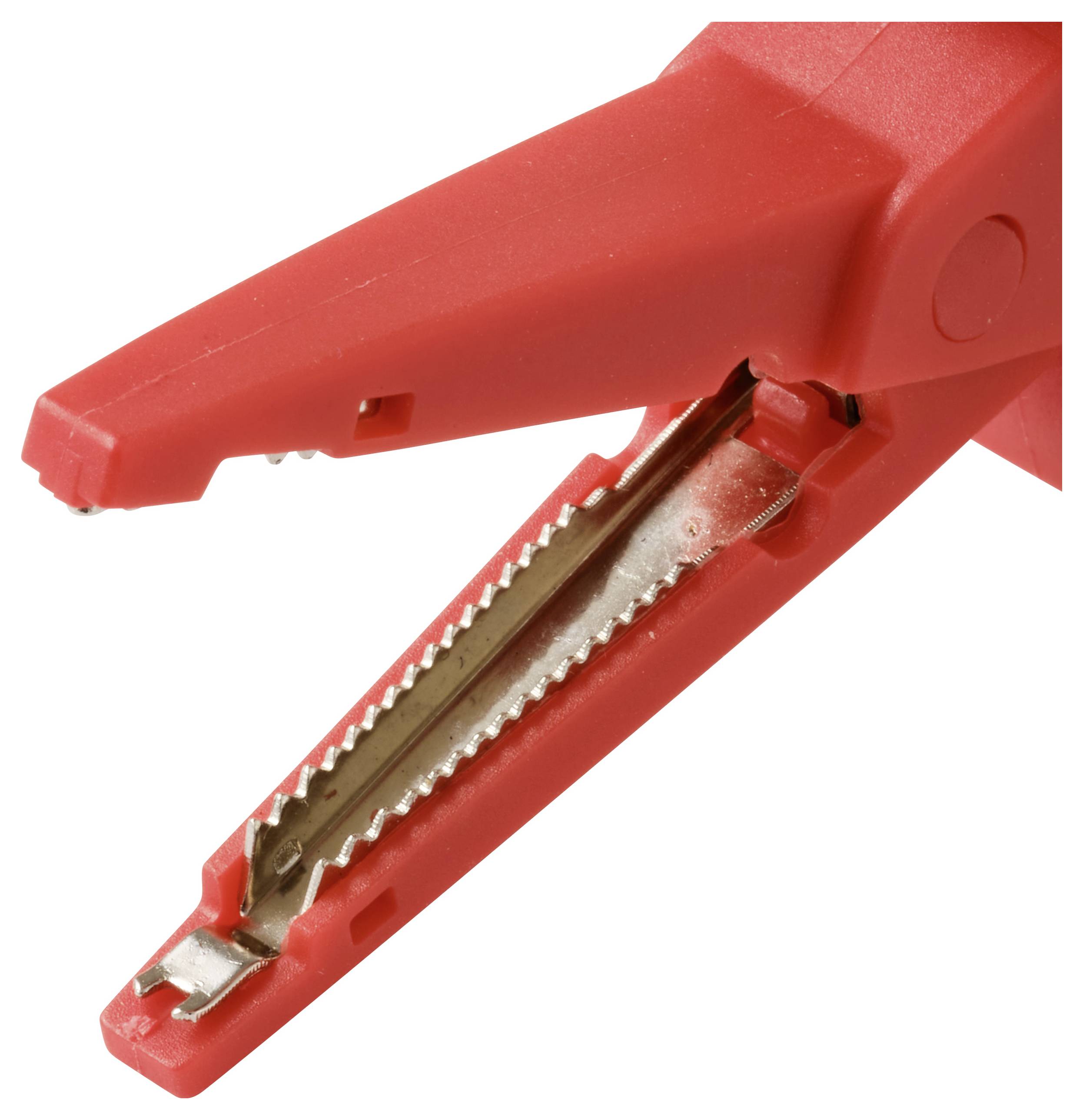 VOLTCRAFT MSK-130 Krokodilklemme gerade CAT IV 600 V, CAT III 1000 V 10 A Rot-4