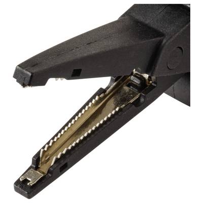 VOLTCRAFT MSK-130 Krokodilklemme gerade CAT IV 600 V, CAT III 1000 V 10 A Schwarz-4