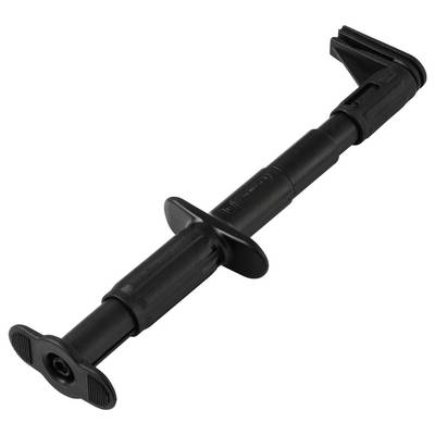 VOLTCRAFT MSK-140 Sicherheits-Flachmessabgreifer für Stromschienen Steckanschluss 4 mm CAT III 1000 V 10 A Schwarz-1