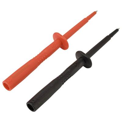 VOLTCRAFT MSS-110 Sicherheits-Prüfspitzen-Set Steckanschluss 4 mm CAT IV 600 V, CAT III 1000 V Rot, Schwarz 1 Set-1