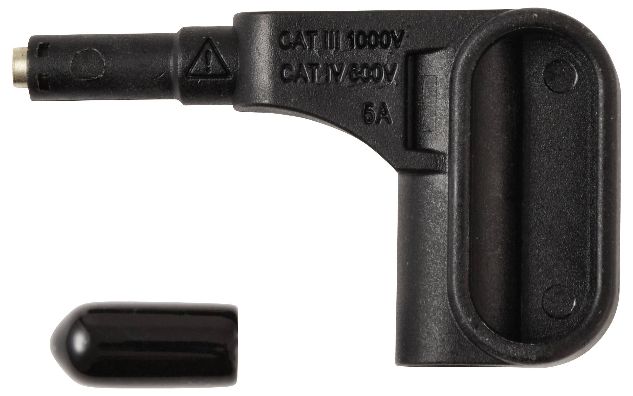 VOLTCRAFT MSS-120 Magnet Prüfspitze Buchse 4 mm CAT III 1000 V, CAT IV 600 V Schwarz-2