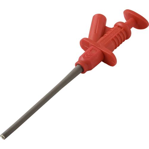 Thumbnail - VOLTCRAFT MSK-122 rot Sicherheits-Klemmprüfspitze Steckanschluss 4 mm CAT II 1000 V Rot