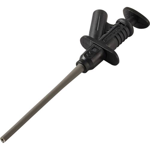 VOLTCRAFT MSK-122 sw Sicherheits-Klemmprüfspitze Steckanschluss 4 mm CAT II 1000 V Schwarz