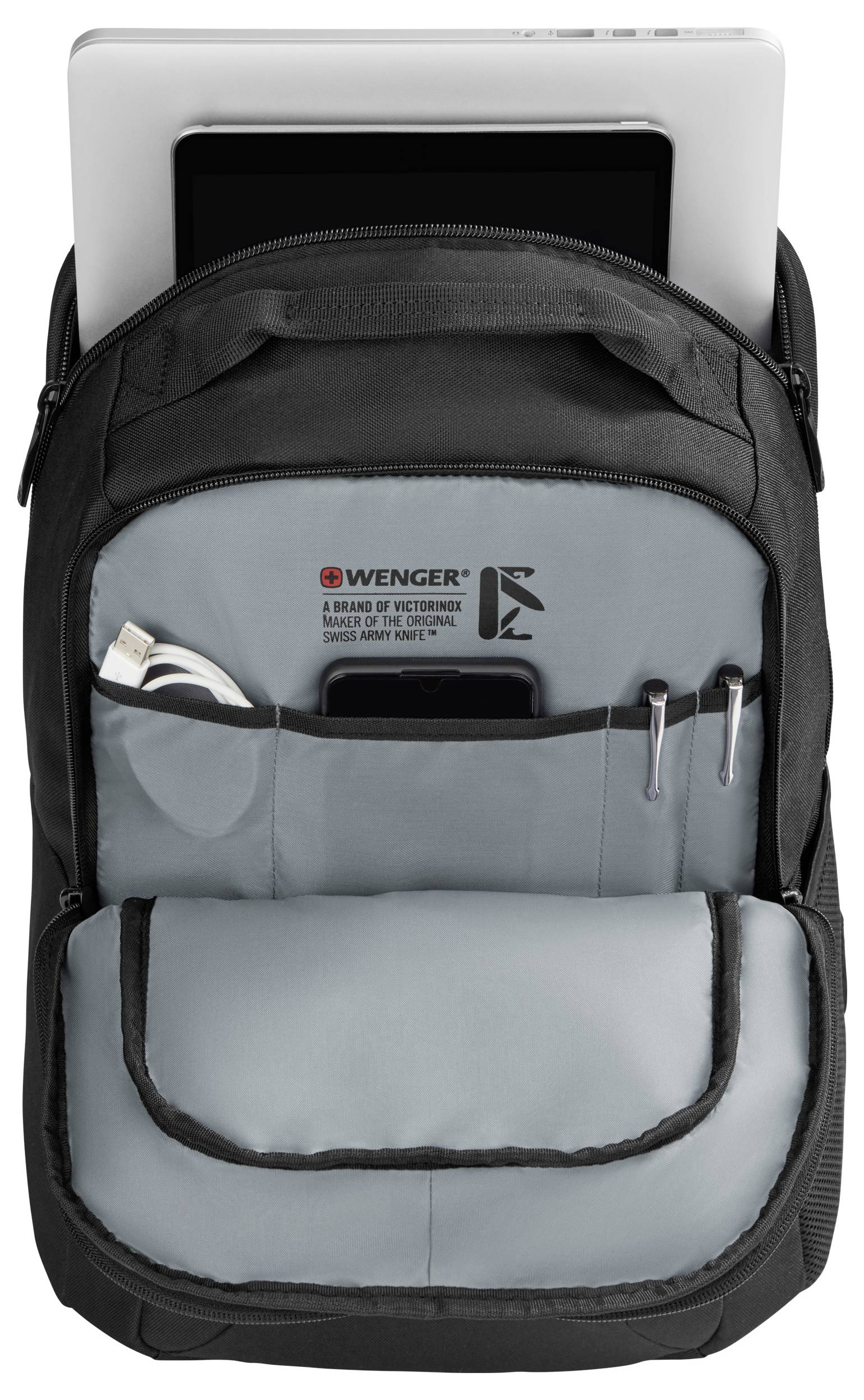 Wenger Notebook Rucksack BQ Passend für maximal: 40,6 cm (16") Schwarz-3