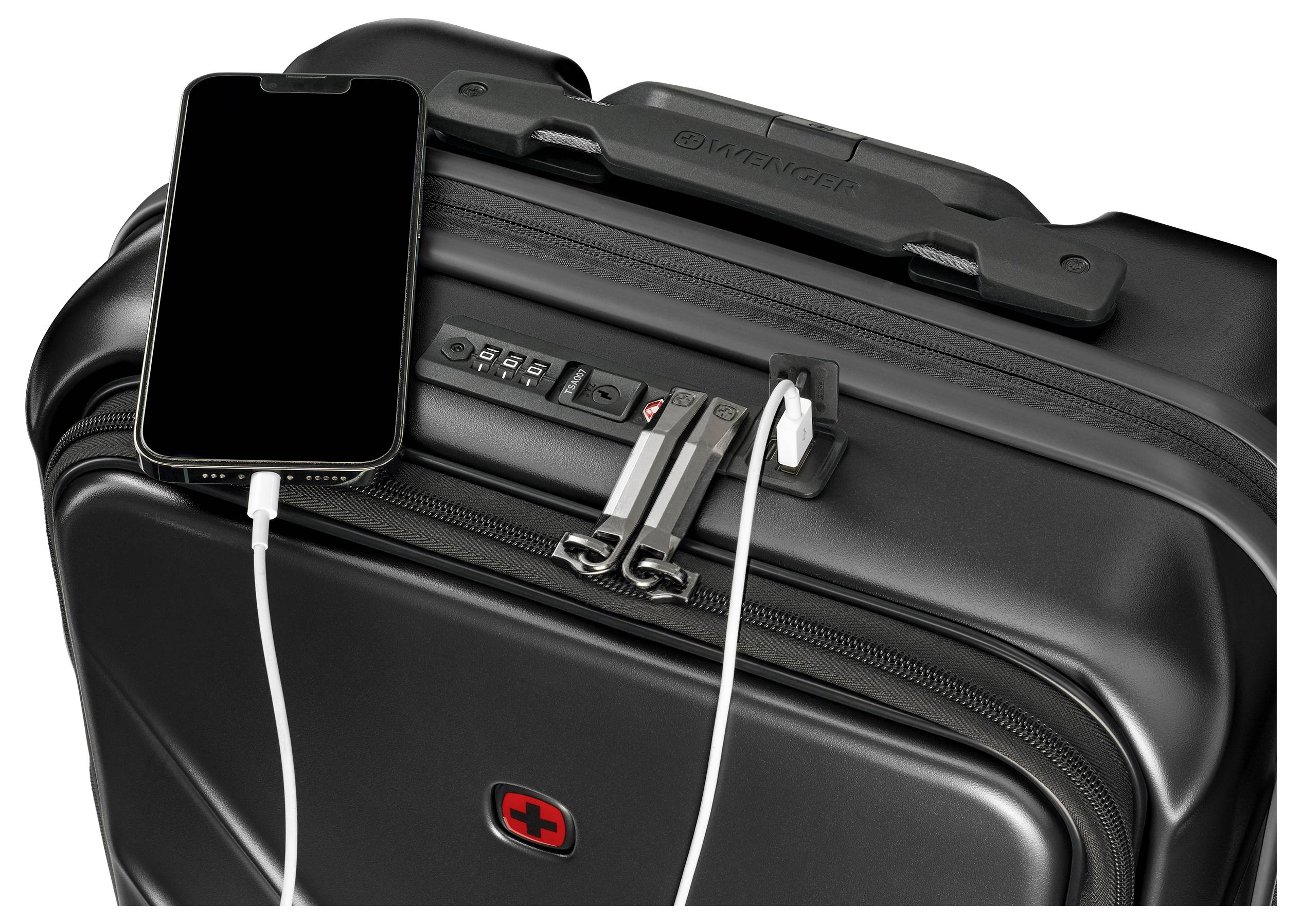 Wenger Schalenkoffer/Trolley Amplix Hardside Carry-On Schwarz-10