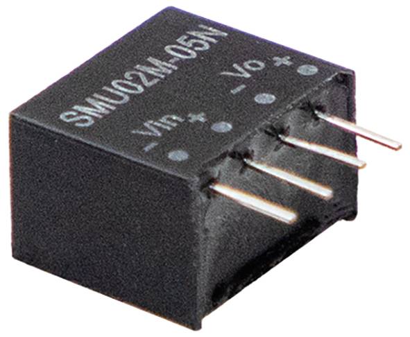 MW Mean Well SMU02L-05N DC/DC-bilomformer 0.4 A Antal udgange: 1 x Indhold 1 stk