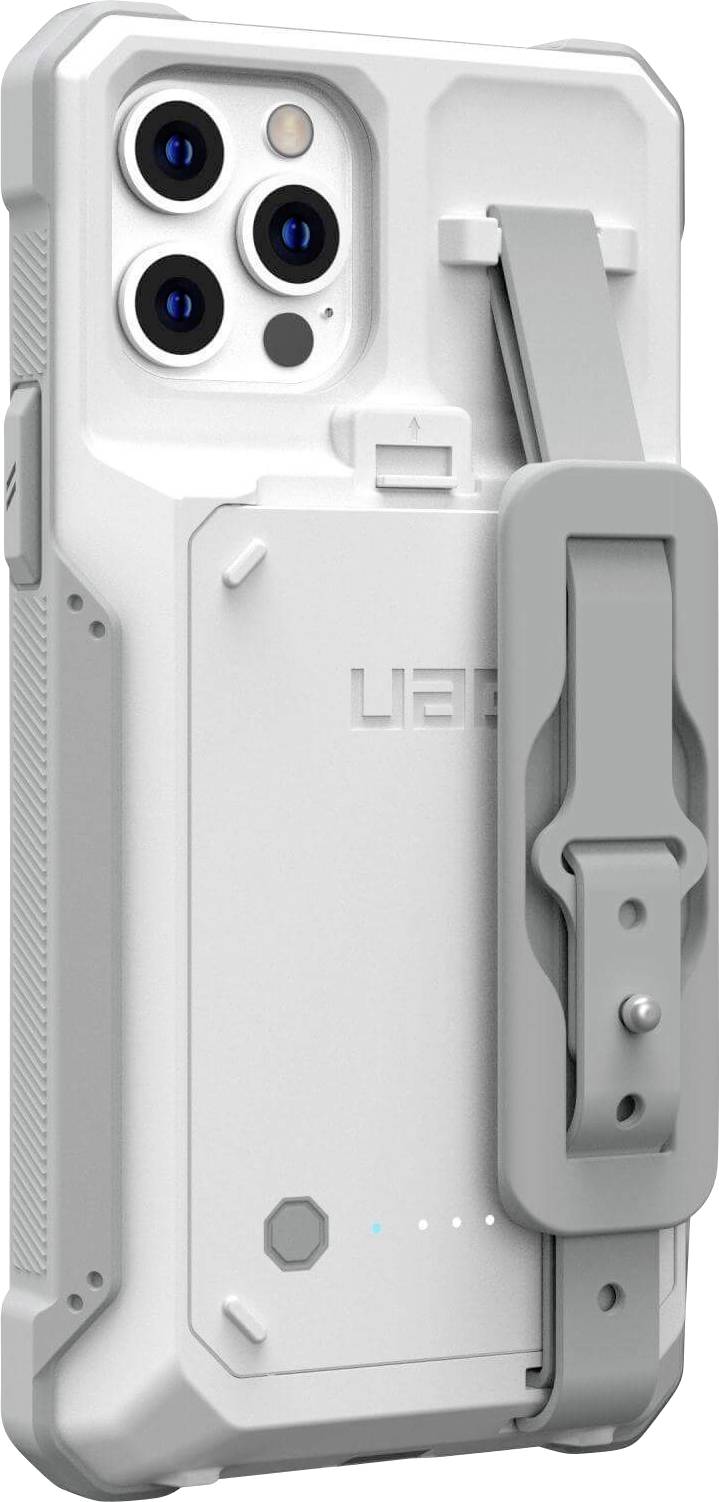 Urban Armor Gear WF0000034130 Ladecover Apple iPhone 15 Weiß-Grau integrierter Akku WF0000034130
