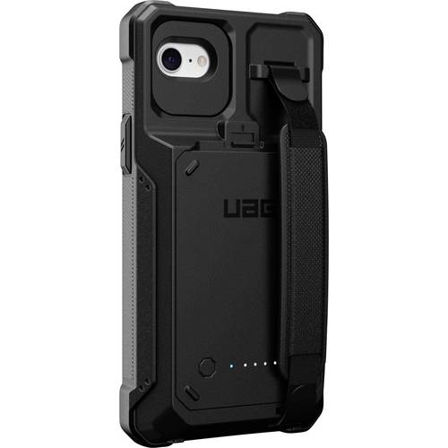 Urban Armor Gear WF0000044040 Ladecover Apple iPhone SE (2022 & 2020) Schwarz integrierter Akku WF0000044040