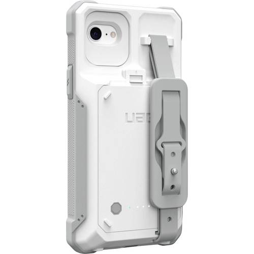 Urban Armor Gear WF0000044130 Ladecover Apple iPhone SE (2022 & 2020) Weiß-Grau integrierter Akku WF0000044130