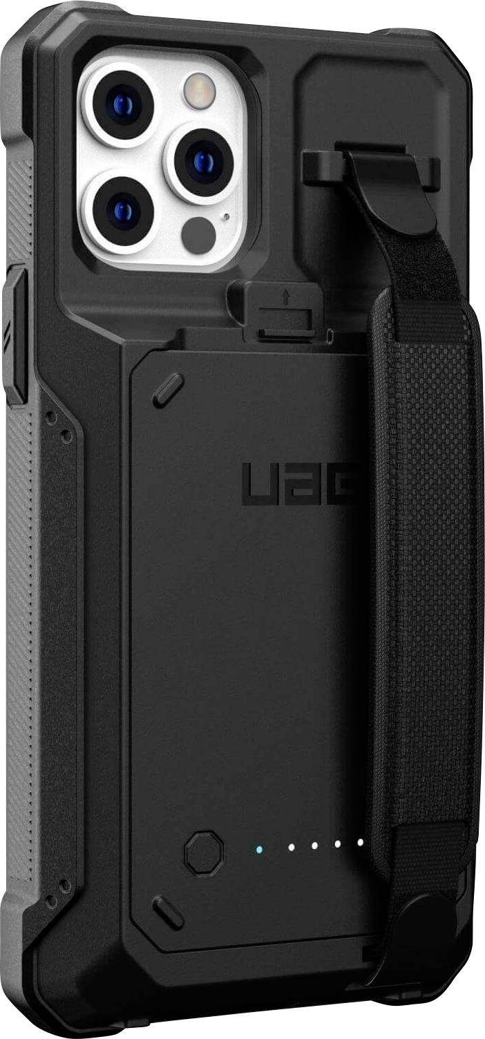 Urban Armor Gear WF0000154040 Ladecover Apple iPhone 16e/14/13 Schwarz integrierter Akku WF0000154040