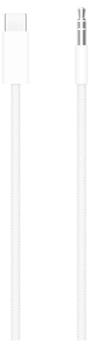 Apple USB, Audio Adapter [1x USB-C® Stecker - 1x Klinkenstecker 3.5 mm] MDV84ZM/A 1.2 m-1