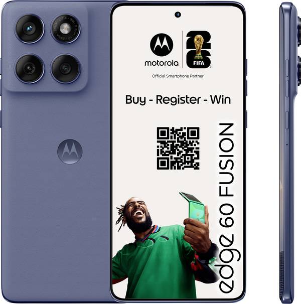Motorola Edge 60 Fusion   256 GB Slipstream EEK A (A - G) 16.9 cm (6.67 Zoll) Smartphone