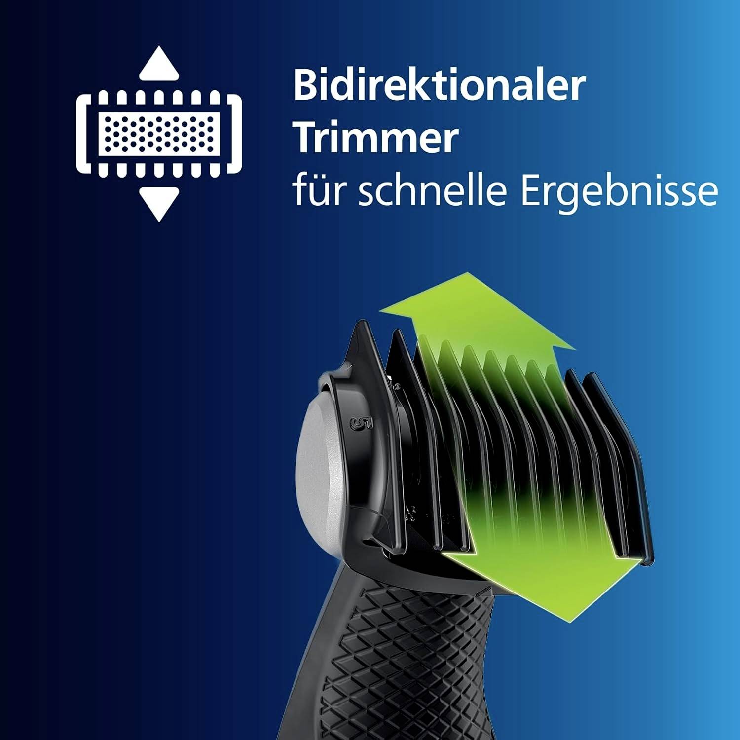 Philips BG3017/01 Körperhaartrimmer abwaschbar, USB-Ladefunktion Schwarz-3