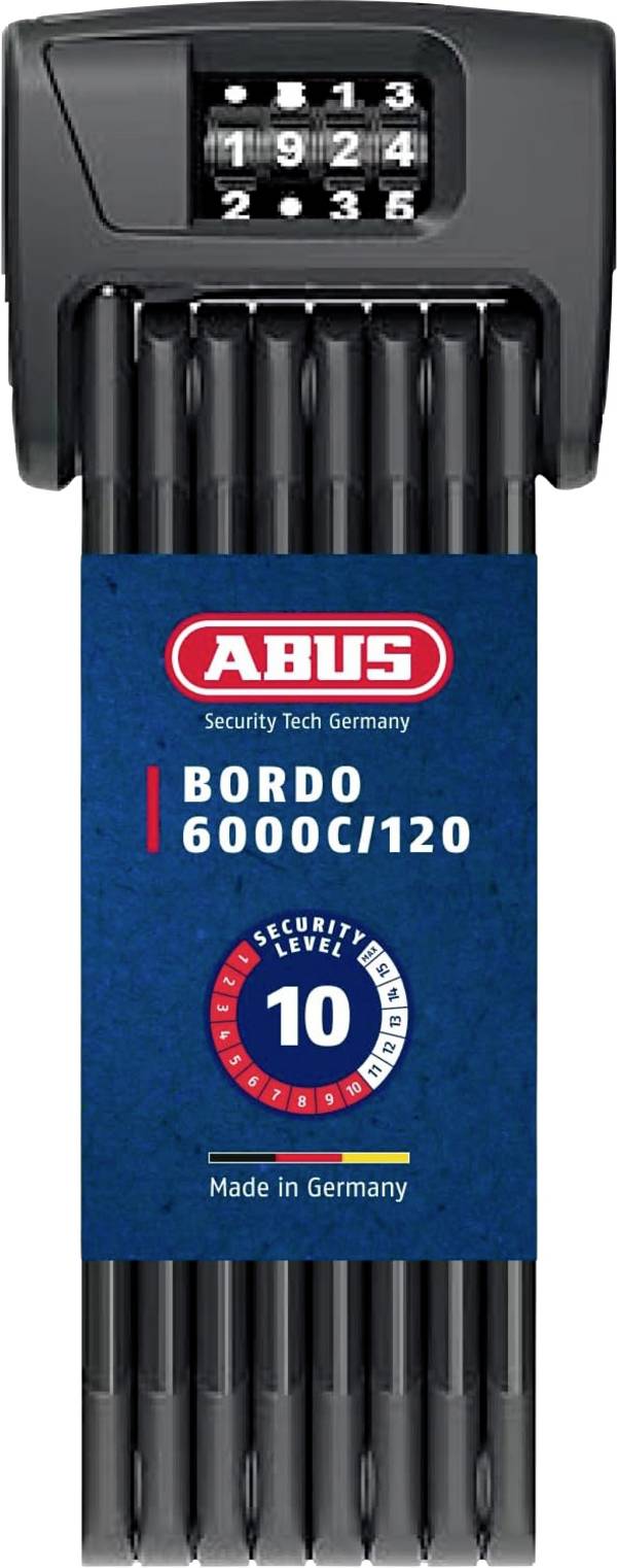 ABUS 6000C/120 Faltschloss  Schwarz  Zahlenschloss