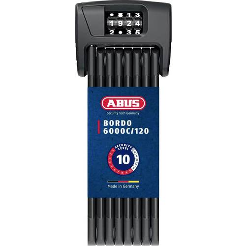 ABUS 6000C/120 Faltschloss Schwarz Zahlenschloss