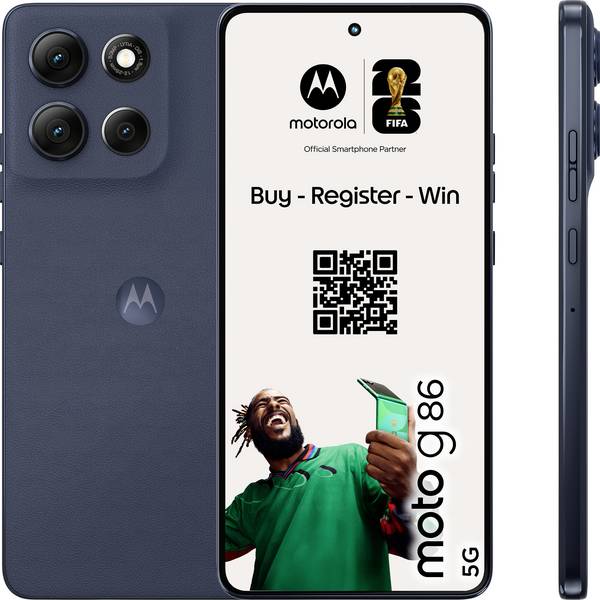 Motorola moto g86 5G   256 GB Dunkelgrau EEK A (A - G) 16.9 cm (6.67 Zoll) Smartphone