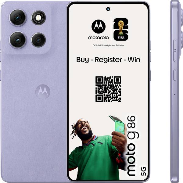 Motorola moto g86 5G   256 GB Flieder EEK A (A - G) 16.9 cm (6.67 Zoll) Smartphone