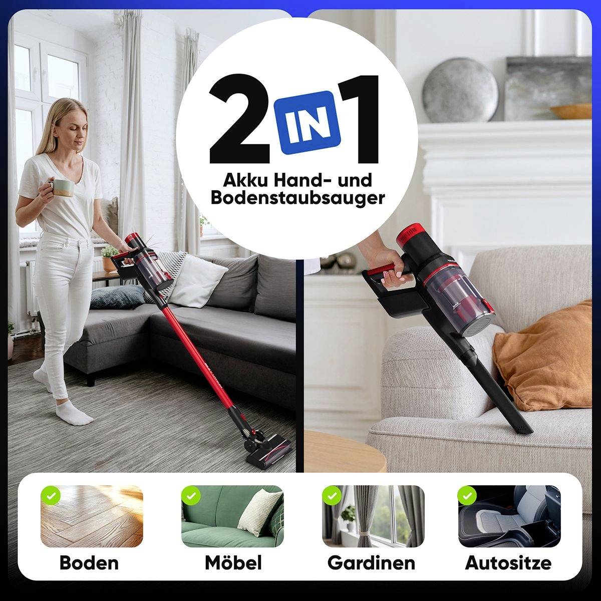 Profi-Care PC-BS 3136 A Akku-Handstaubsauger Beutellos-6