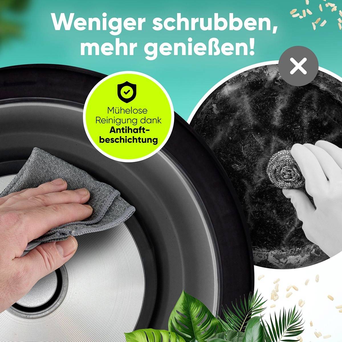 Clatronic ProfiCook PC-RK 1285, Schwarz, Silber, 0,16 l-8