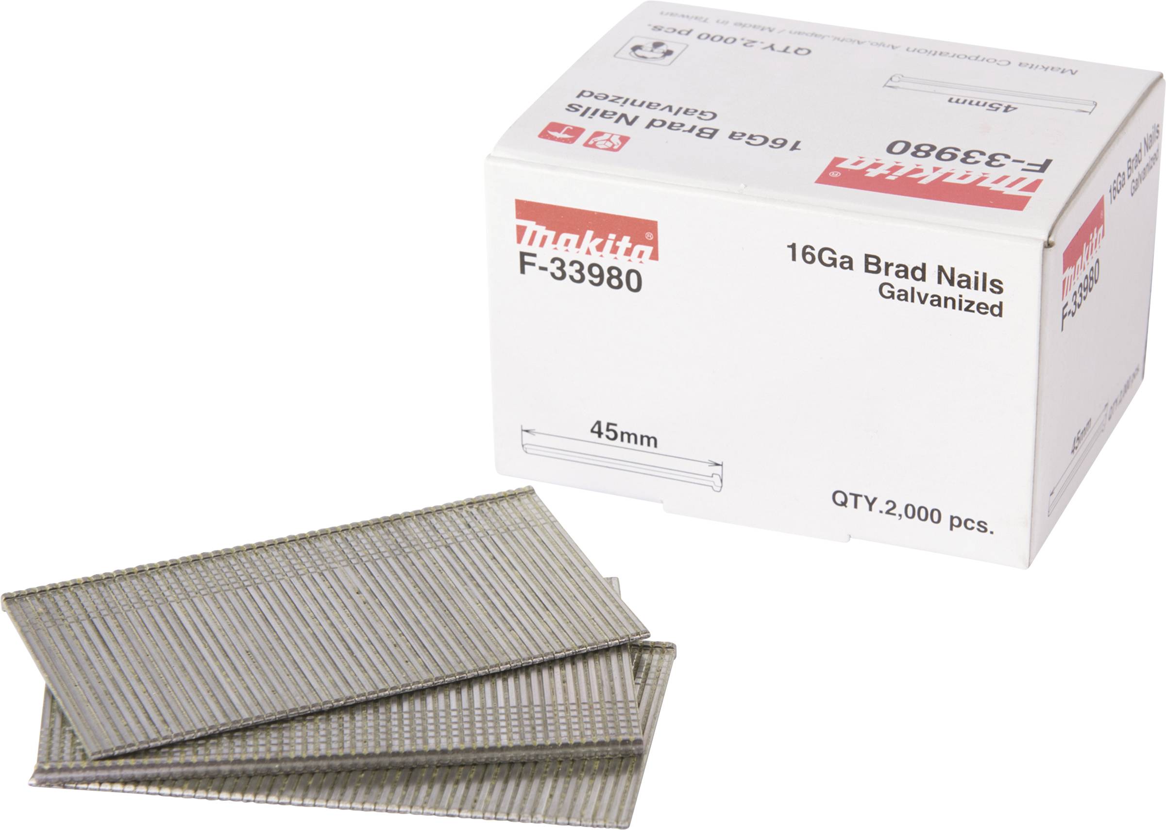Makita F-33980 Stauchkopfnägel Produktabmessung, Länge 45 mm 2000 St.