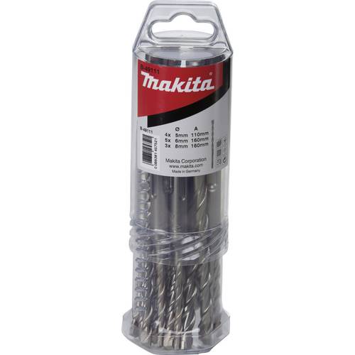 Makita B-49111 Stein-Spiralbohrer-Set 5 mm, 6 mm, 8 mm SDS-Plus 1 Set