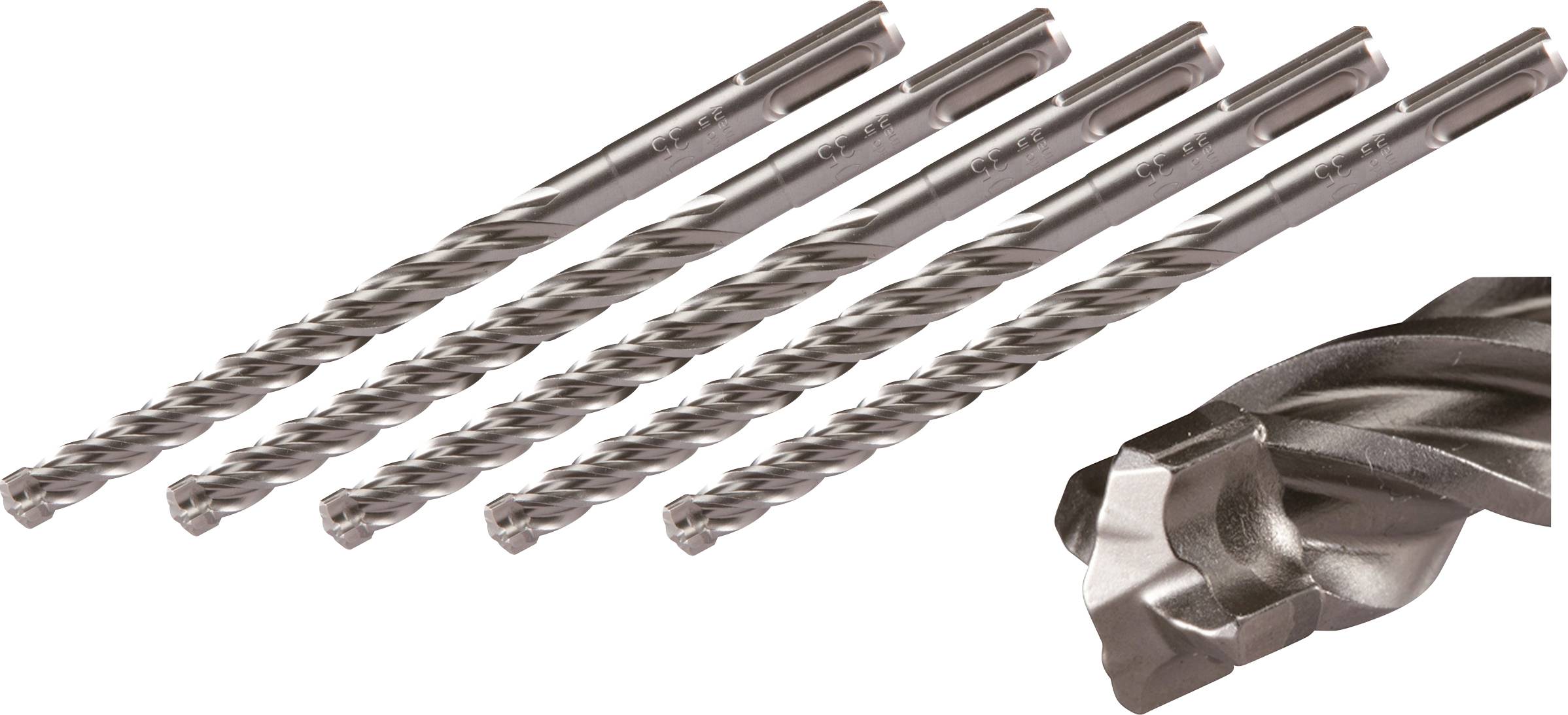 Makita B-63426 Stein-Spiralbohrer-Set 10 mm SDS-Plus 10 St.