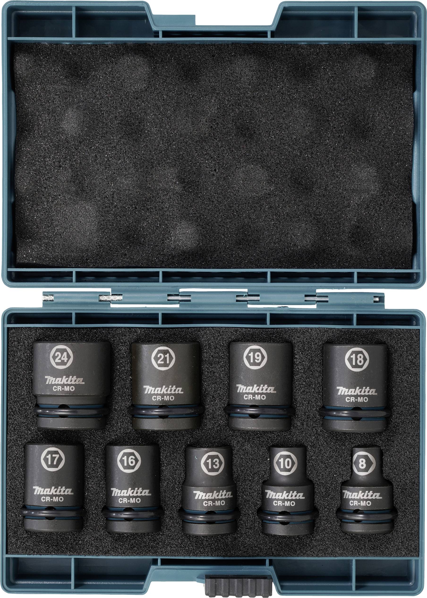 Makita MAKITA - E-16564 - Steckschlüssel-Set 1/2 9-teilig E-16564 Schlagnuss