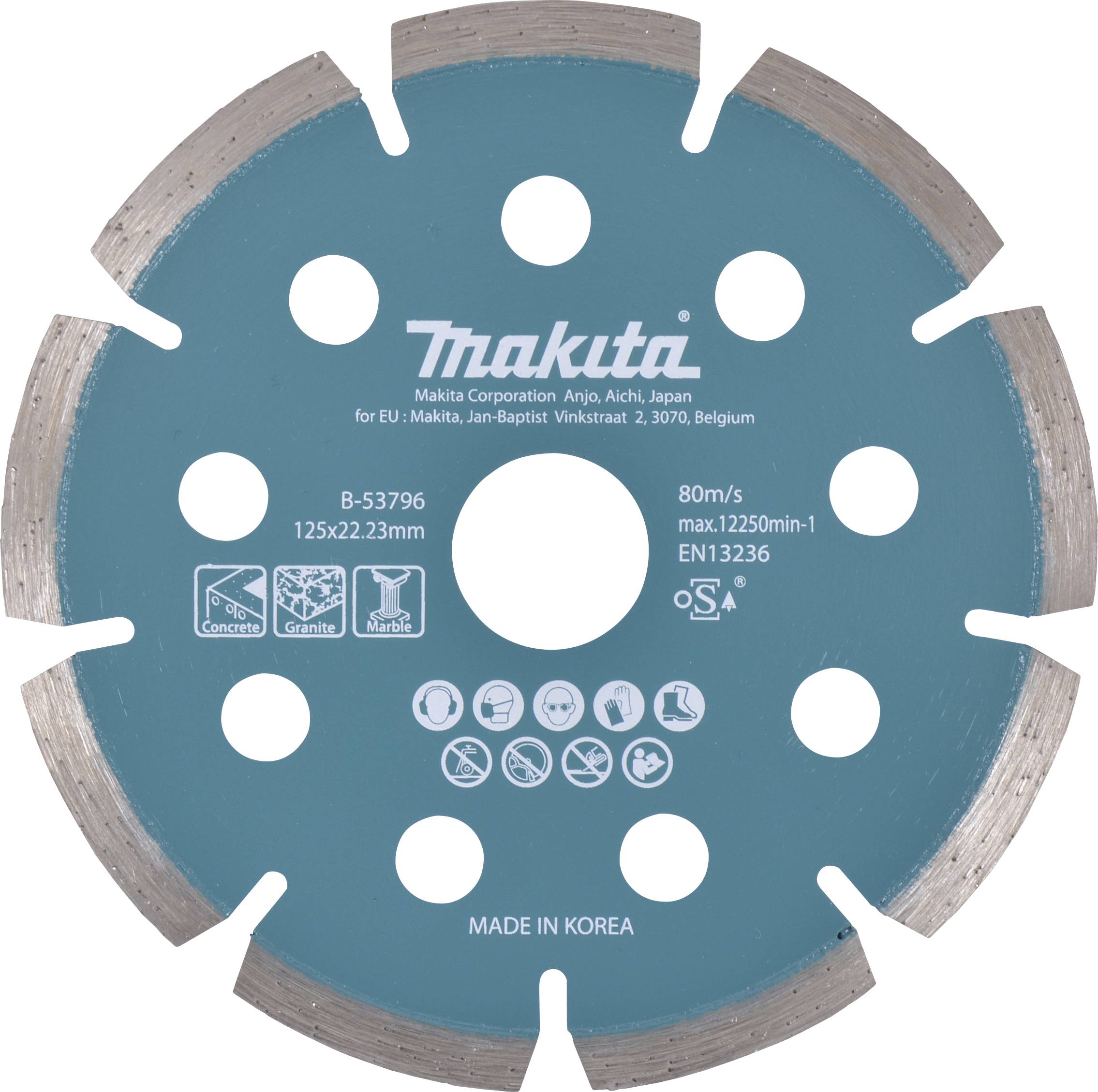 Makita B-53796 Diamantscheibe Durchmesser 125 mm 1 St.