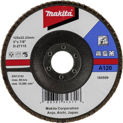 Makita D-27115 Fächerschleifscheibe Durchmesser 125 mm Körnung (num)=120 1 St.-0
