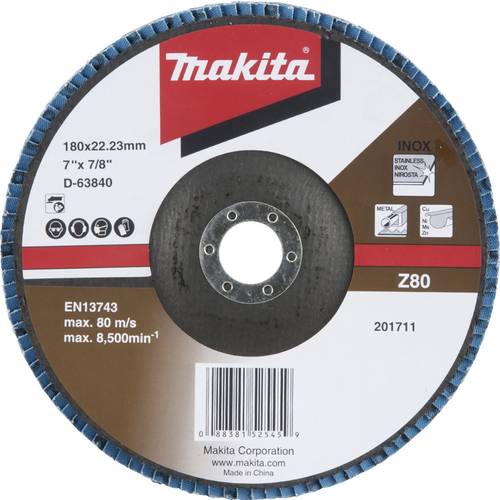 Makita D-63840 Fächerschleifscheibe Durchmesser 180 mm Körnung (num)=80 1 St.