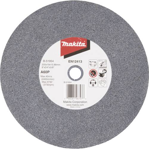Makita B-51954 Makita Schleifstein A60P 205x19x15,88 B-51954 Durchmesser 205 mm 1 St.