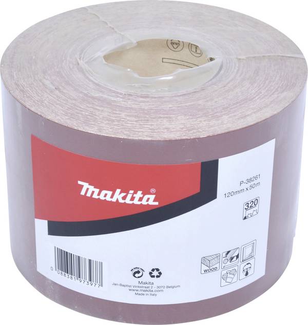 Makita P-38261 P-38261 Schleifpapierrolle  Körnung (num) 320  (L x B) 50 m x 120 mm 1 St.