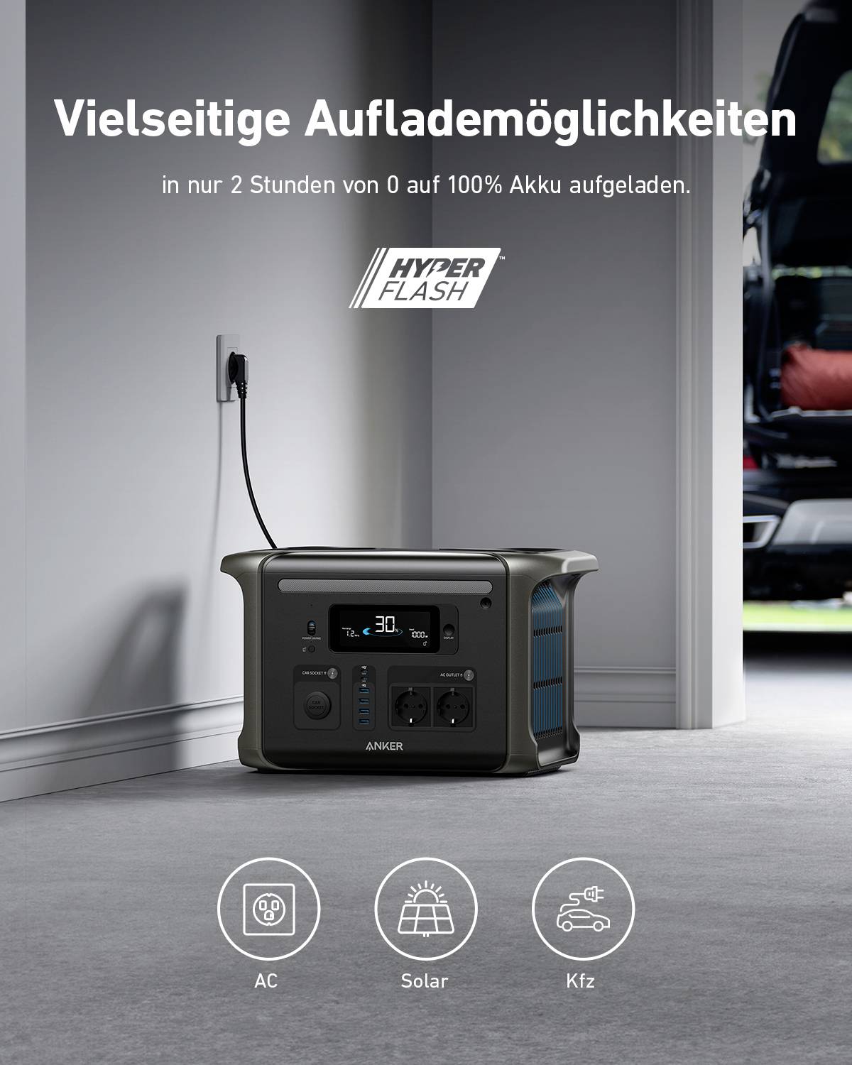 Anker SOLIX F1500 Powerstation 480 Ah Lithiumeisenphosphat LED Taschenlampe, Outdoor-28