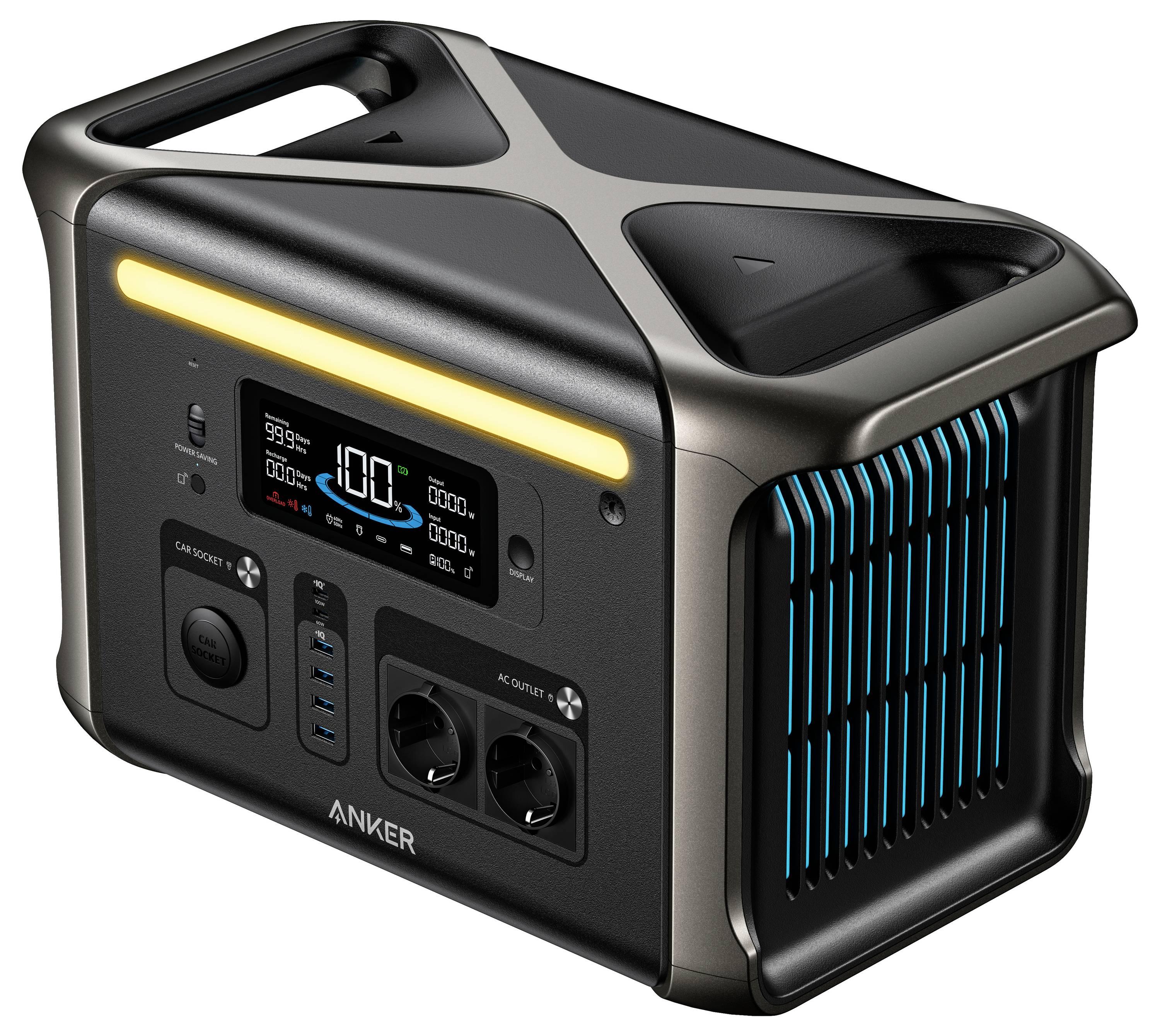 Anker SOLIX F1500 Powerstation 480 Ah Lithiumeisenphosphat LED Taschenlampe, Outdoor-1