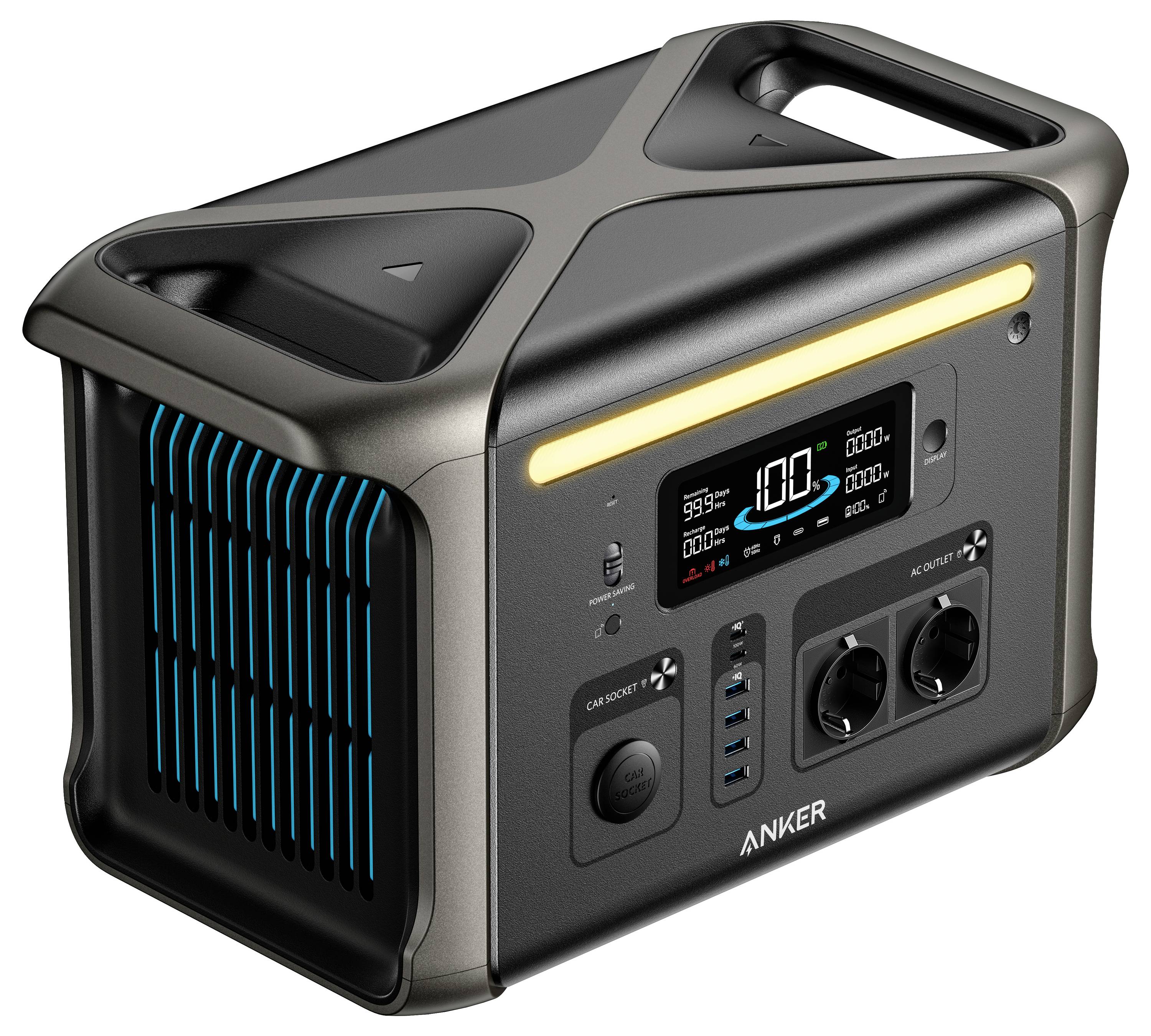 Anker SOLIX F1500 Powerstation 480 Ah Lithiumeisenphosphat LED Taschenlampe, Outdoor-6