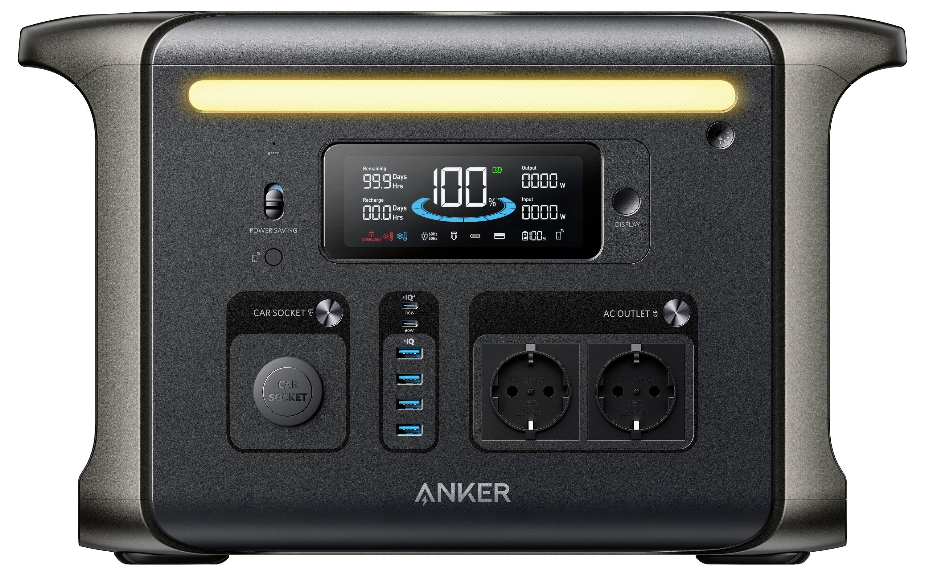 Anker SOLIX F1500 Powerstation 480 Ah Lithiumeisenphosphat LED Taschenlampe, Outdoor-8