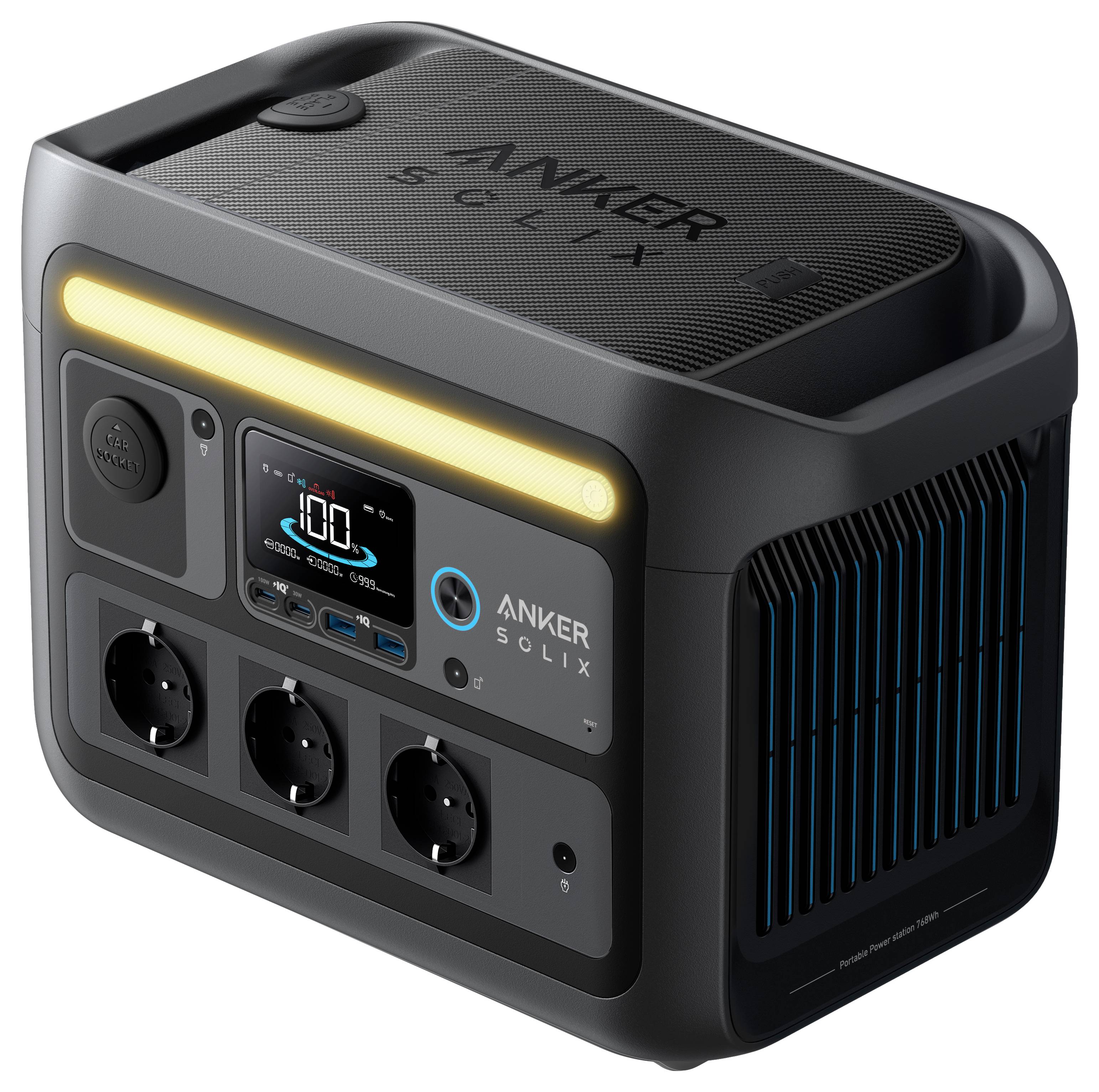 Anker SOLIX C800X Powerstation LiFePO 4 LED Taschenlampe, Outdoor-2