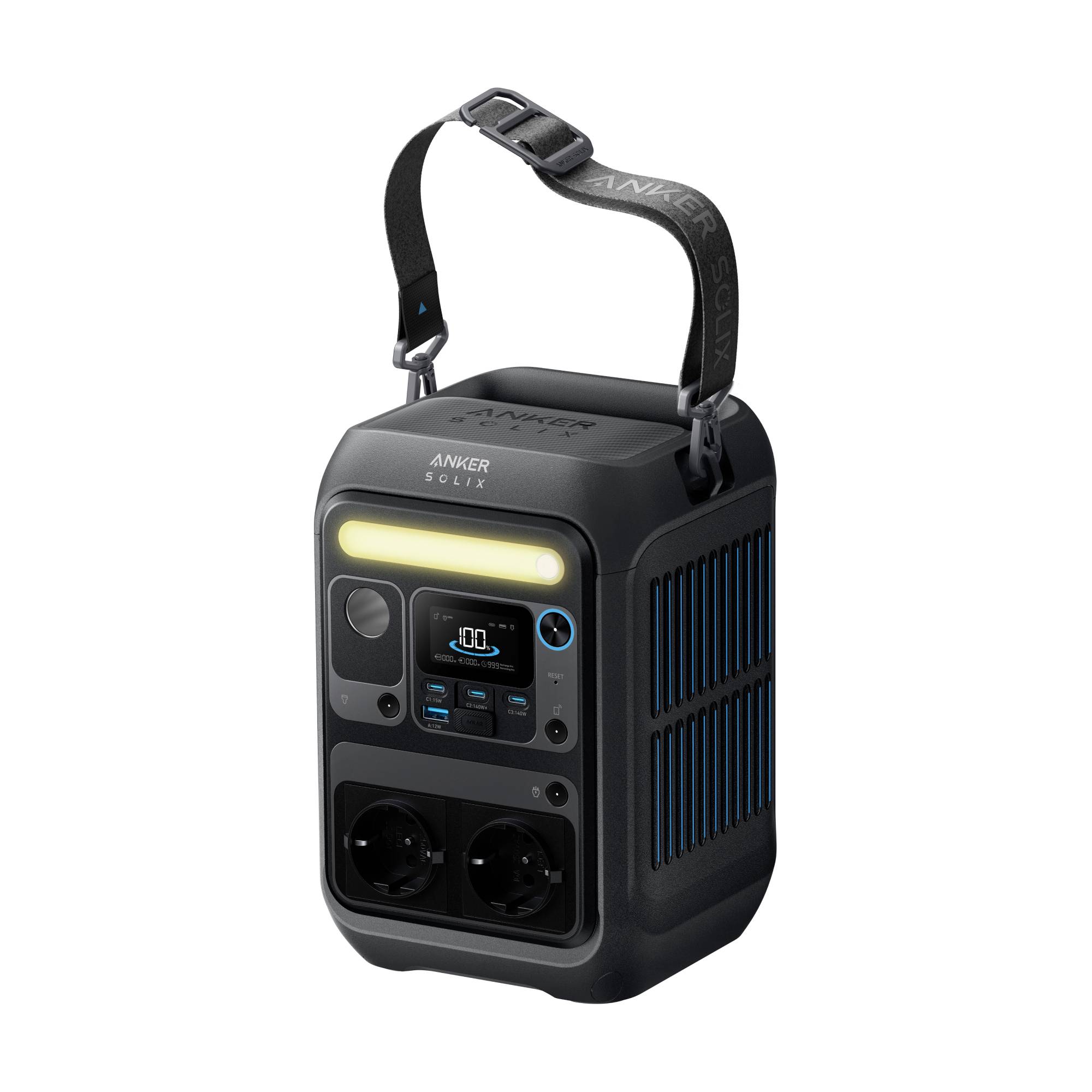 Anker SOLIX C300X AC/DC tragbare Powerstation 288Wh 300W-30
