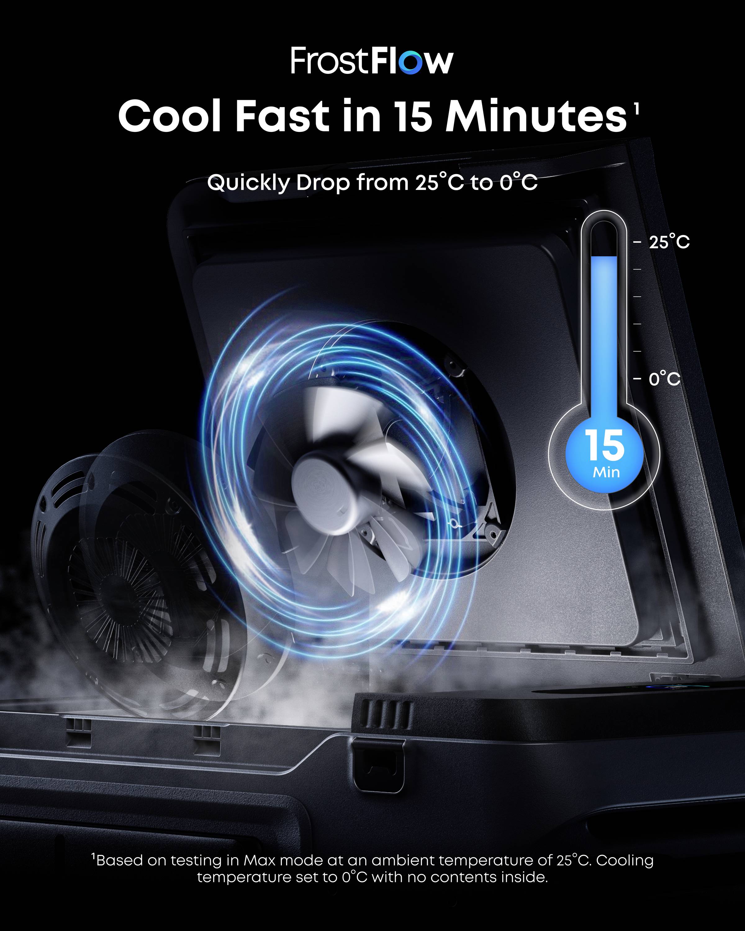 Anker SOLIX EverFrost 2 Akku-Kühlbox EEK: B (A - G) 40 l -20°C bis 20 °C-10